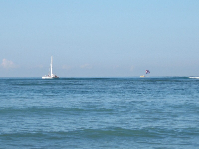 The Pacific Ocean from Waikiki Beach